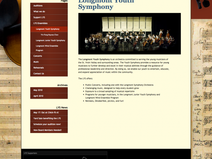 About the Youth Symphony